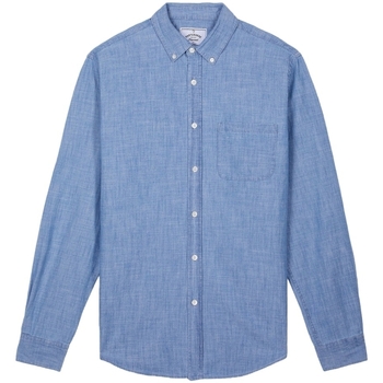 Textil Homem Camisas mangas comprida Portuguese Flannel Camisa Chambray Azul