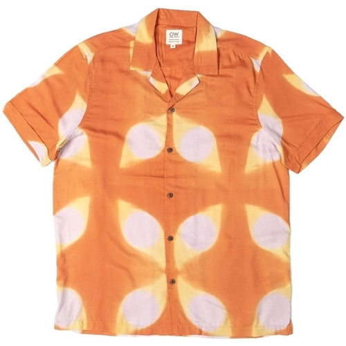 Textil Homem Camisas mangas comprida Otherwise Camisa Ilios - Print Laranja