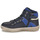 Sapatos Rapaz Sapatilhas de cano-alto Kickers LOWELL Marinho / Branco / Azul