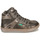 Sapatos Rapariga Sapatilhas de cano-alto Kickers LOWELL Cinza / Glitter