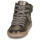 Sapatos Rapariga Sapatilhas de cano-alto Kickers LOWELL Cinza / Glitter