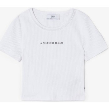 Textil Rapariga T-shirts e Pólos Le Temps des Cerises T-shirt YUKONGI Branco
