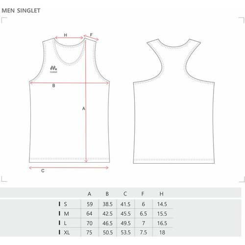 Mobel CAMISETA TIRANTES HOMBRE FS RUNNING Branco