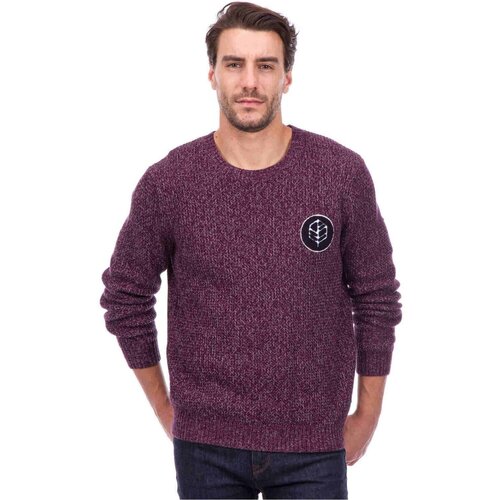 Textil Homem Sweats Bench C NECK WITH BADGE Bordô