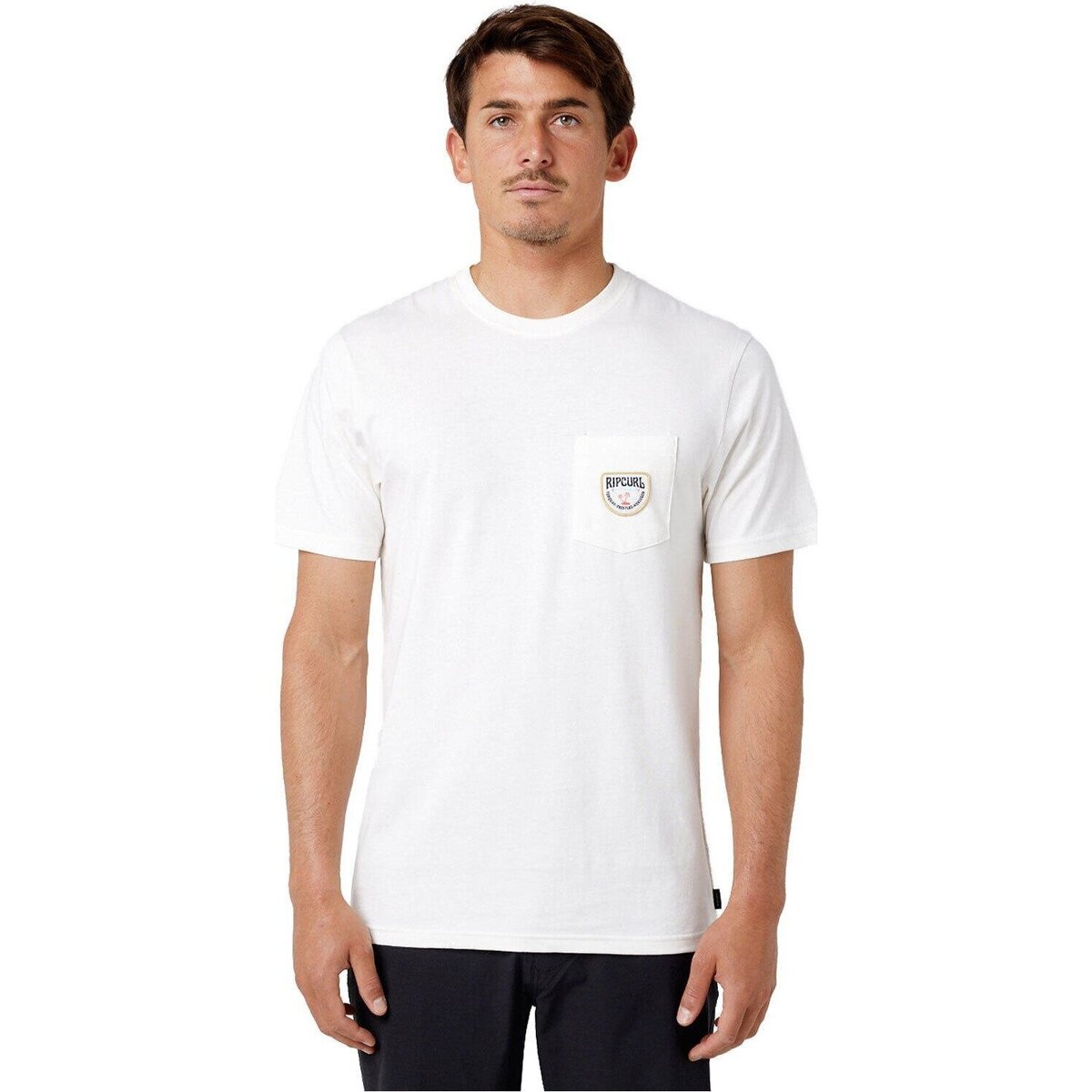 Textil Homem Polos mangas curta Rip Curl BADGE TEE Multicolor