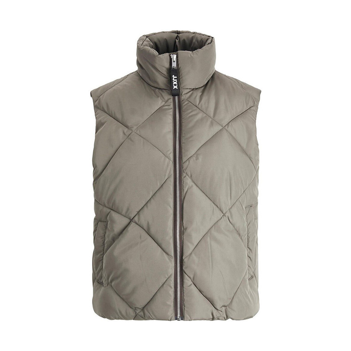 Textil Mulher Casacos  J&j JXFUME SHORT QUILTED VEST SN Castanho
