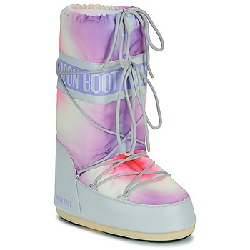Sapatos Mulher Botas de neve Moon Boot MB ICON TIE DYE Multicolor