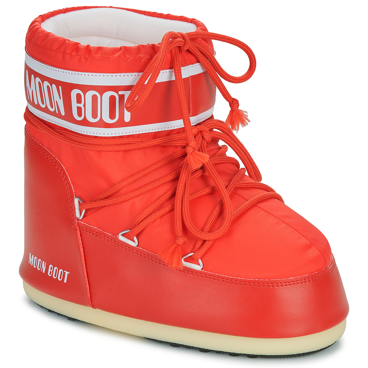 Sapatos Mulher Botas de neve Moon Boot MB ICON LOW NYLON Vermelho