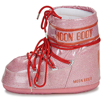 Moon Boot MB ICON LOW GLITTER Rosa / Vermelho