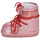 Sapatos Mulher Botas de neve Moon Boot 120mm MB ICON LOW GLITTER Rosa / Vermelho