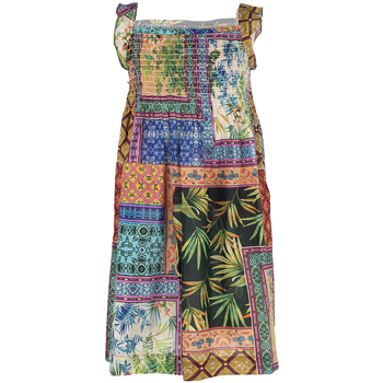 Textil Mulher Vestidos Isla Bonita By Sigris Vestido De Menina Multicolor