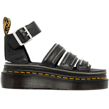 Sapatos Mulher Sandálias Dr. Martens Derby CLARISSA-II-QUAD-HDW-30733001-MILLED-NAPPA-BLACK Preto