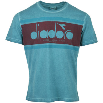 Textil Homem T-Shirt mangas curtas Diadora Tshirt Ss Spectra Used Azul