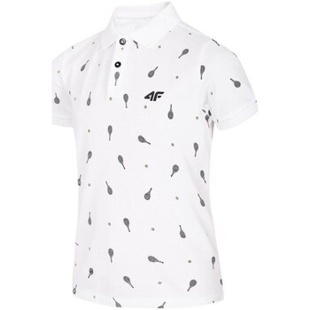 Textil Rapaz T-Shirt mangas curtas 4F JTSM004 Branco