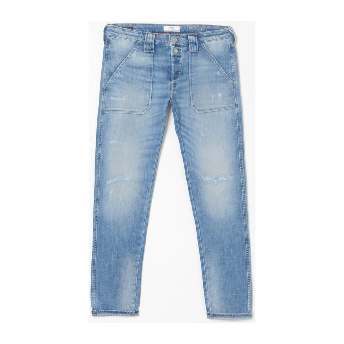 Textil Mulher Calças de ganga Le Temps des Cerises mink Jeans boyfit 200/43, comprimento 34 Azul