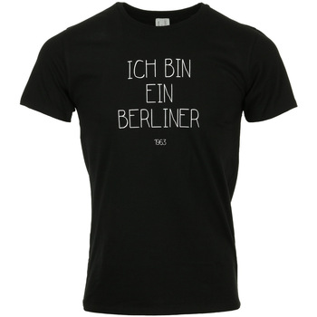 Textil Homem T-Shirt mangas curtas Civissum Ich Bin Ein Berliner Tee Preto