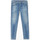 Textil Homem Calças de ganga NEFA V-neck pencil midi dressises Jeans Black ajusté elástica 700/11, comprimento 34 Azul