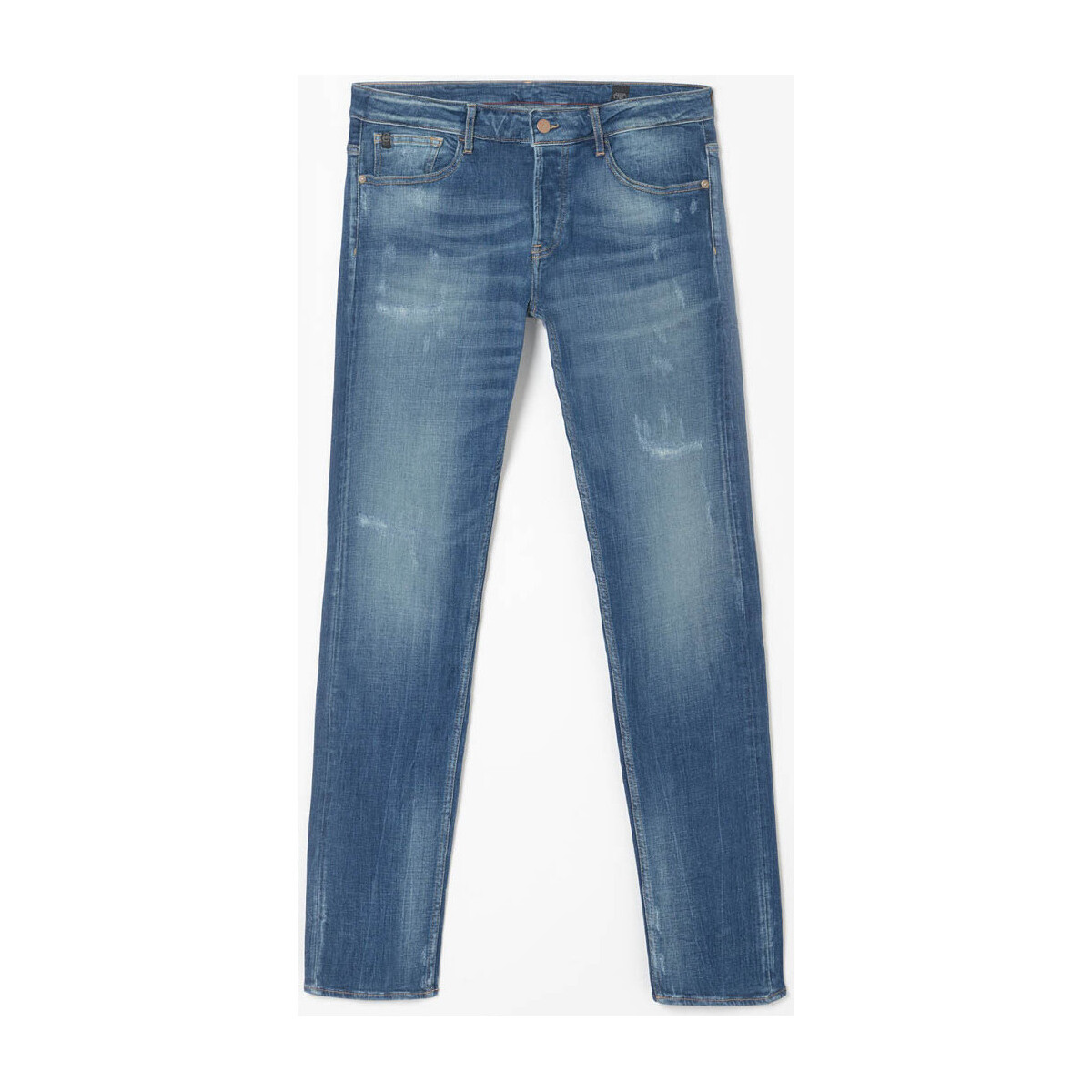 Textil Homem Calças de ganga Le Temps des Cerises Jeans regular 600/11, comprimento 34 Azul