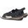 Sapatos Mulher Sapatos & Richelieu Huran Sandalias Hurán HN160 Negro Preto