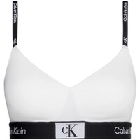 Roupa de interior Mulher Cueca Calvin Klein Jeans 000QF7218E Branco