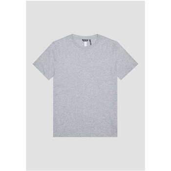 Textil Homem T-shirts e Pólos Antony Morato MMKS02292-FA100231-9013-8-3 CINZA