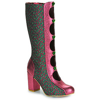 Sapatos Mulher Botas Irregular Choice DITSY DARLING Rosa / Verde