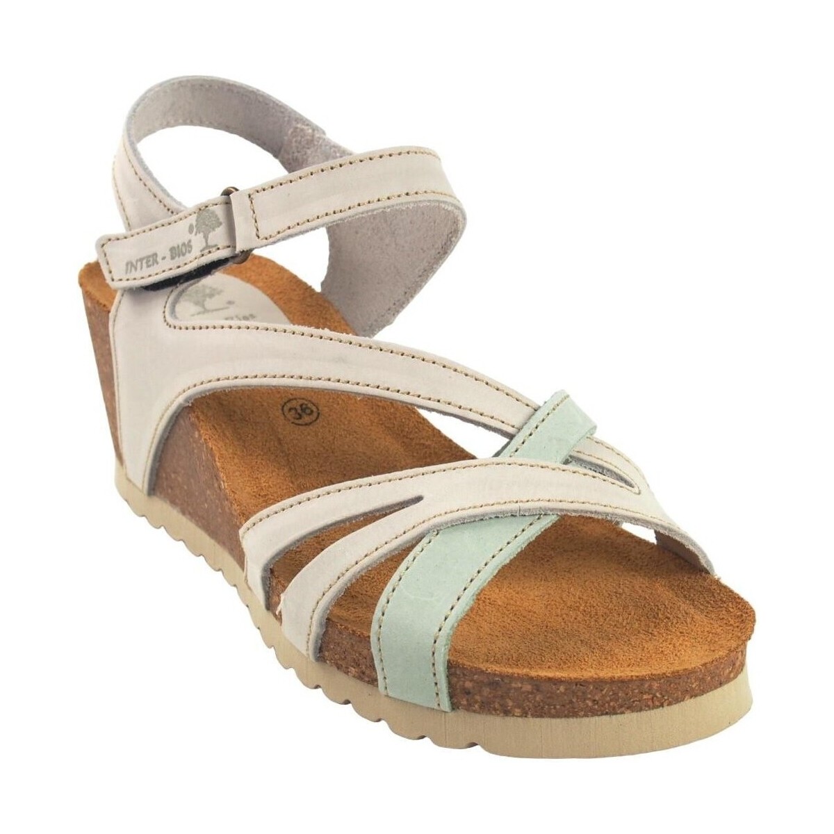 Sapatos Mulher Multi-desportos Interbios INTER BIOS 5633 Ice Sandália Feminina Branco