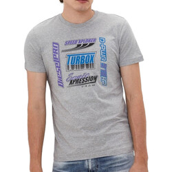 Textil Homem T-shirts e Pólos Diesel  Cinza
