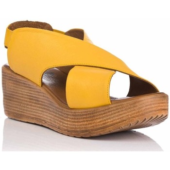 Sapatos Mulher Escarpim Bueno Shoes sock-style WL3402 Amarelo