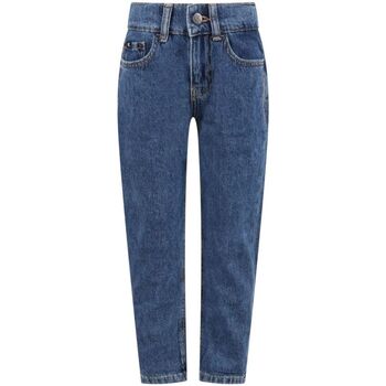 Textil Rapaz Calças de ganga Calvin women Klein Jeans IB0IB01549 DAD FIT-SALT PEPPER AUTH BLUE Azul