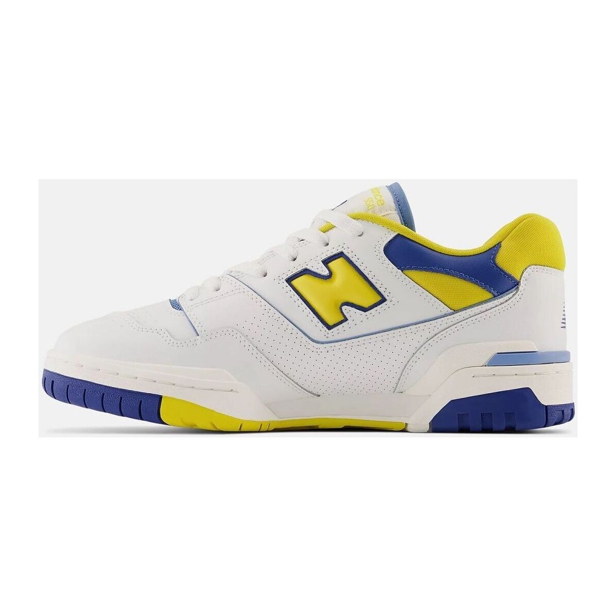 Sapatos Homem Sapatilhas New Balance BB550 NCG-WHITE/YELLOW/BLUE Branco