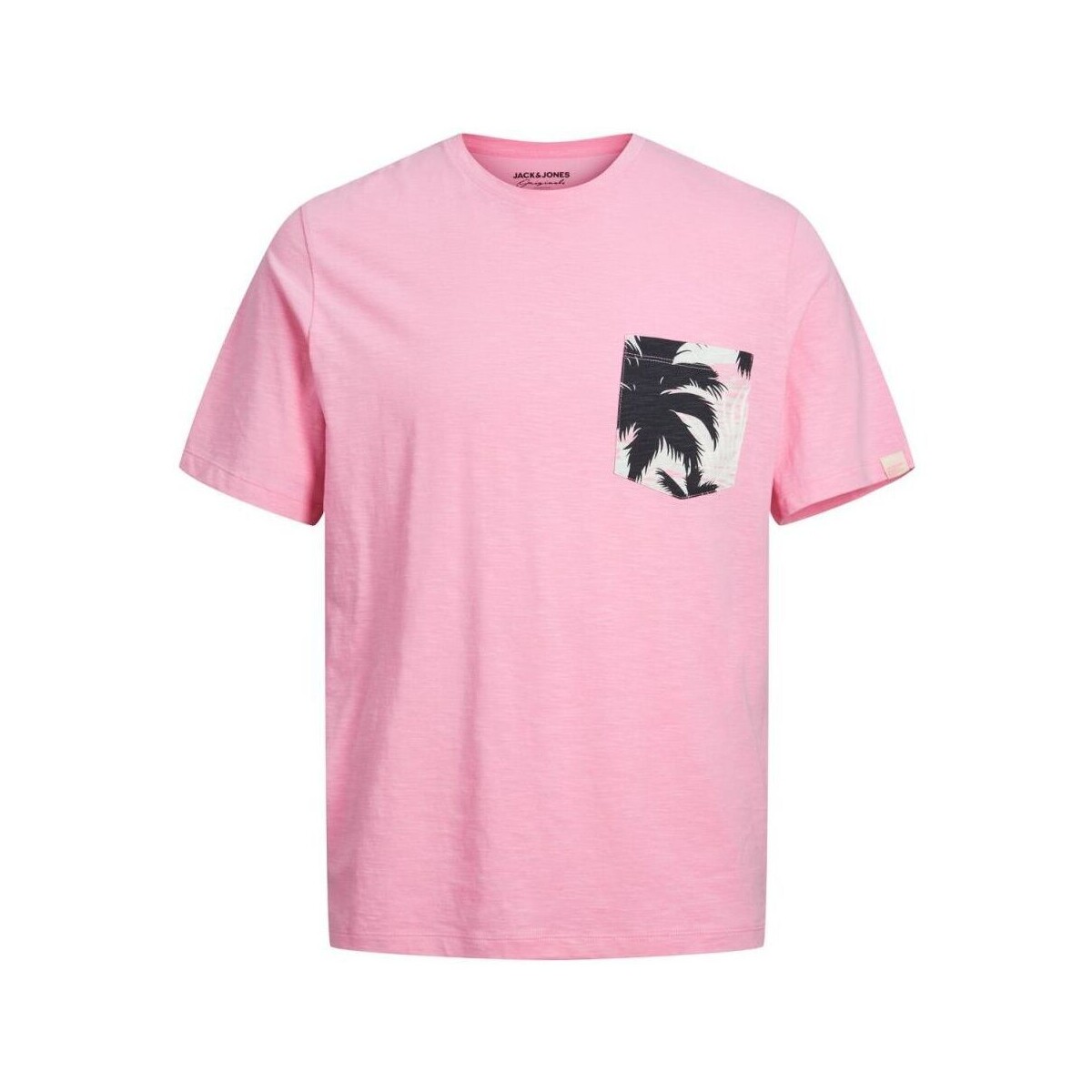 Textil Homem T-shirts e Pólos Jack & Jones 12235290 TULUM-PRISM PINK Rosa