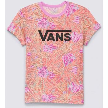 Textil Rapariga T-shirts e Pólos Vans VN00040UBLH1-ROSE Rosa