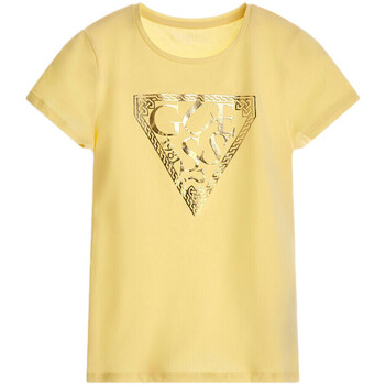 Textil Rapariga T-shirts e Pólos Guess  Amarelo