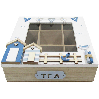 Casa Cestos e Caixas decorativas  Signes Grimalt Organizador Do Tea Marino Branco