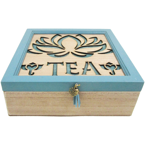 Casa Cestos e Caixas decorativas  Signes Grimalt Organizador Do Chá De Chá Azul