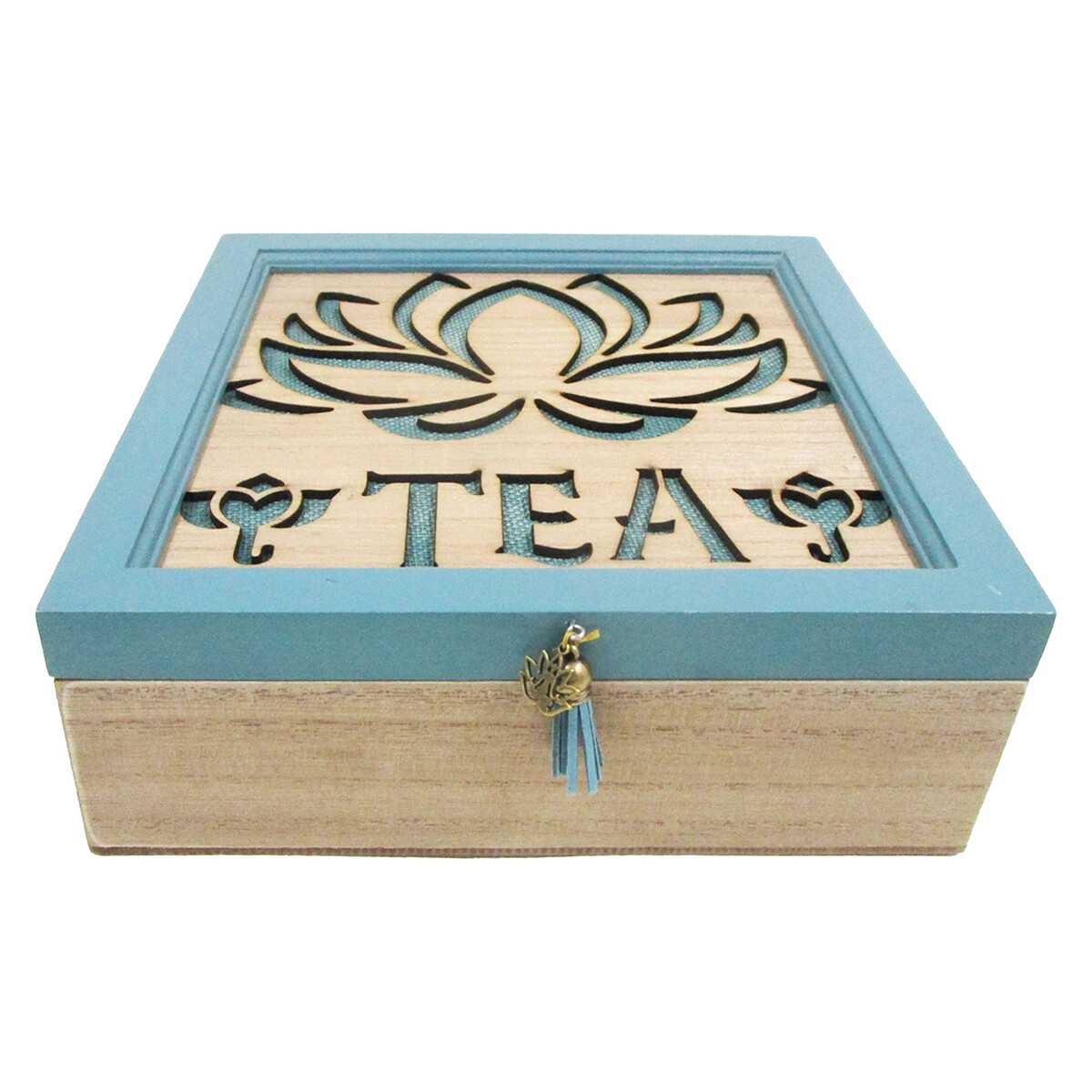 Casa Cestos e Caixas decorativas  Signes Grimalt Organizador Do Chá De Chá Azul