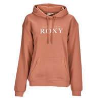 Textil Mulher logo-embroidereds Roxy SURF STOKED HOODIE BRUSHED Rosa