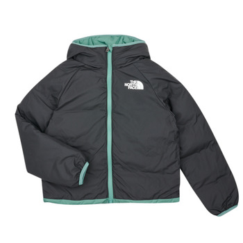 The North Face Boys North DOWN reversible hooded jacket Preto / Verde