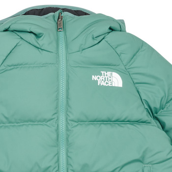 The North Face Boys North DOWN reversible hooded jacket Preto / Verde