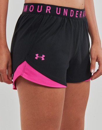 Under Armour Play Up Shorts 3.0 Preto / Rosa