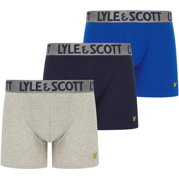 Roupa de interior Homem Boxer Lyle & Scott Christopher 3-Pack Boxers Multicolor