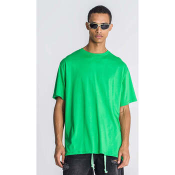 Textil Homem T-shirts e Pólos Gianni Kavanagh Green Lotus Oversized Tee Green
