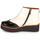Sapatos Mulher Botas baixas Fericelli JANDICI Branco / Preto