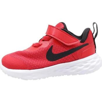 Sapatos Rapaz Sapatilhas Nike estadounidense REVOLUTION 6 (TDV)de Vermelho