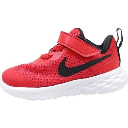 Sapatos Rapaz Sapatilhas patta Nike REVOLUTION 6 (TDV)de Vermelho
