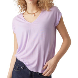Textil Mulher T-shirts e Pólos Vero Moda  Violeta