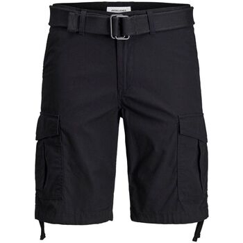 Textil Homem Shorts / Bermudas Jack & Jones 12166338 CHARLIE-BLACK Preto