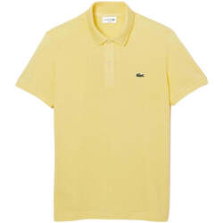 Textil Homem T-shirts e Pólos Lacoste  Amarelo