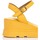 Sapatos Mulher Escarpim Bueno Shoes WY8609 Amarelo